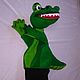 crocodile. Glove puppet, Puppet show, Voronezh,  Фото №1