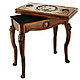 Card table Backgammon carved 'Lion leader' 60. Tables. H-Present more, than a gift!. My Livemaster. Фото №4