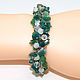 Green agate bracelet and beads 'Emerald City'. Bead bracelet. krasota-prirody. Online shopping on My Livemaster.  Фото №2