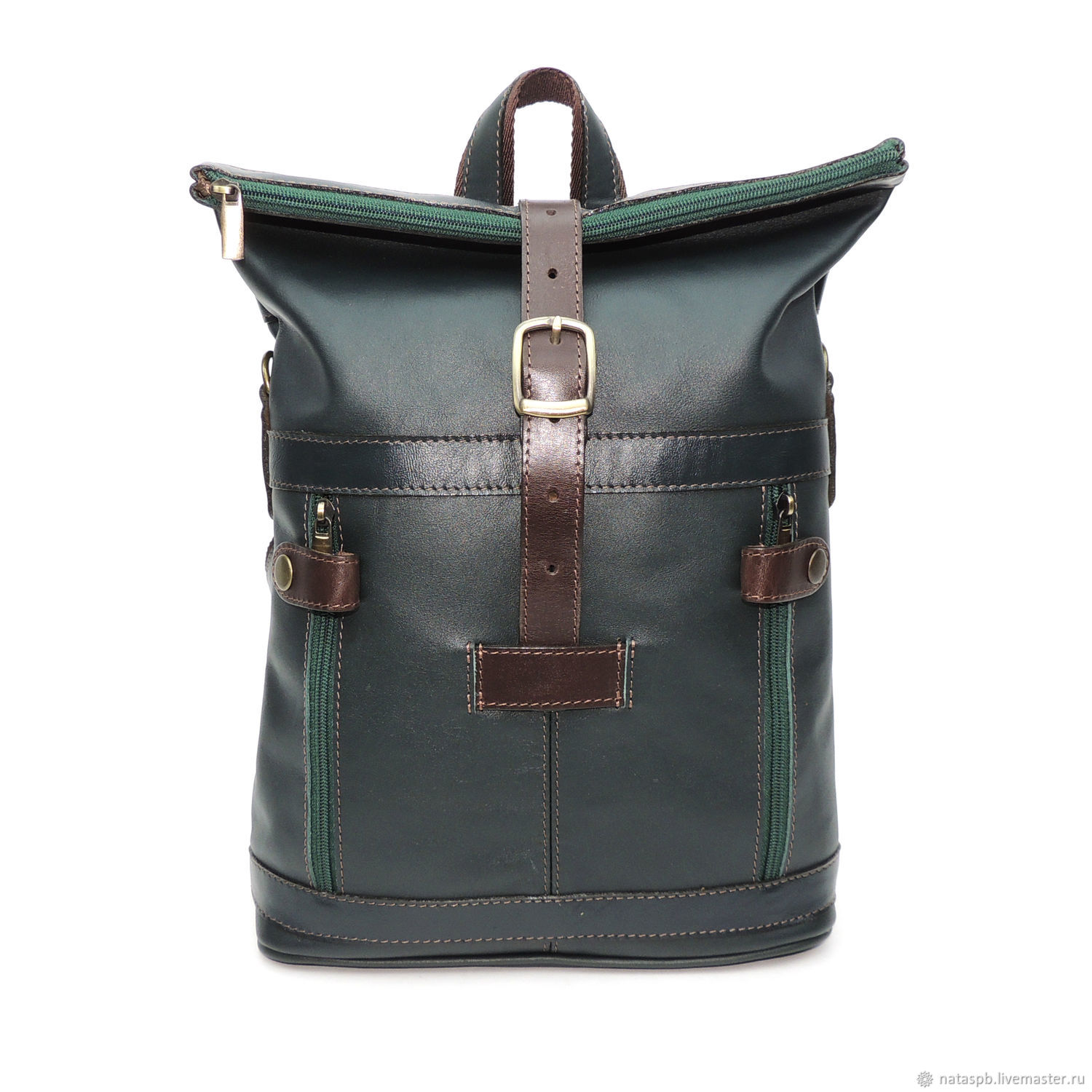 Bag Backpack Female Leather Green Rowena Online On Livemaster Backpack Women S Leather