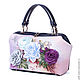 A big bag of 'Roses 3D'. Classic Bag. Pelle Volare. Online shopping on My Livemaster.  Фото №2