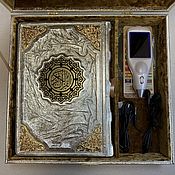 Сувениры и подарки handmade. Livemaster - original item Koran-golden pen (gift leather book in a casket). Handmade.