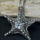 Pendant silver pendant with natural stone. Pendant Starfish. Pendant. Natali Batalova. Online shopping on My Livemaster.  Фото №2
