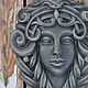 Garden mask of the virgin, facade bas-relief of a mythical face. Interior masks. Decor concrete Azov Garden. Online shopping on My Livemaster.  Фото №2