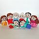 Finger toys knitted Big happy family, Stuffed Toys, Kemerovo,  Фото №1