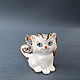 Cat Butterfly. Porcelain figurine. Figurines. Mila. Online shopping on My Livemaster.  Фото №2