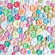Las florecitas de ganchillo mini. Scrapbooking Elements. Natalie crochet flowers. Ярмарка Мастеров.  Фото №4