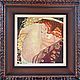 Pintura al óleo 37*37 *  cm, 'danaya' Gustav Klimt. una copia de la. Pictures. White swan. Ярмарка Мастеров.  Фото №5