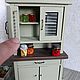Miniature cupboard for doll house doll furniture, Doll furniture, Schyolkovo,  Фото №1