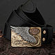 Leather belt 'BORN TO RIDE', Straps, St. Petersburg,  Фото №1