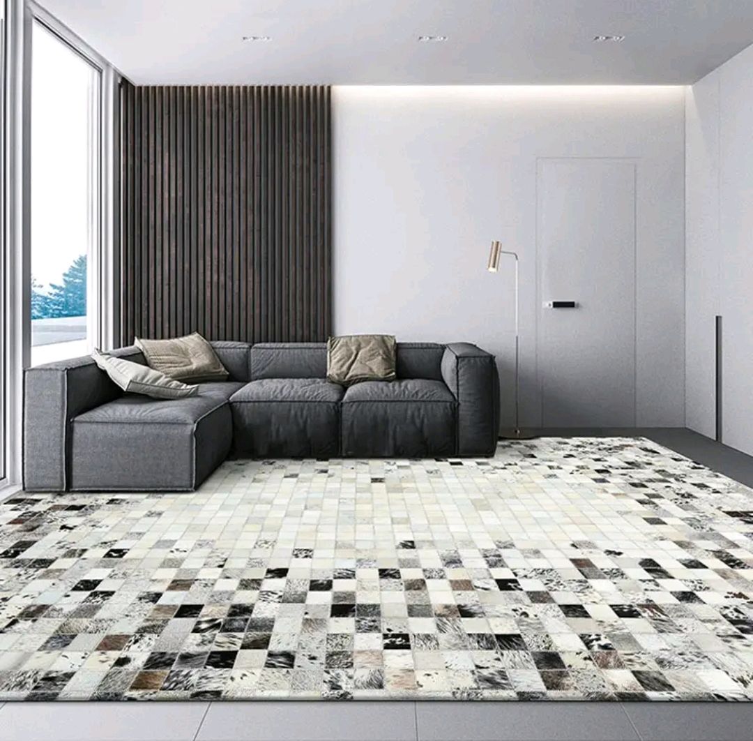 Ковёр из коровьих шкур Luxury Patchwork в интернет-магазине Ярмарка ...
