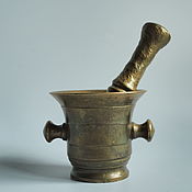 Винтаж handmade. Livemaster - original item Antique bronze mortar Tsarist Russia. Handmade.