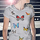 Order T-Shirt Butterfly. decades. Livemaster. . T-shirts Фото №3