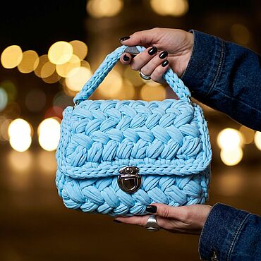 Сумки ручной работы. Ярмарка Мастеров - ручная работа Сумка зефирка "Мия". Handmade.