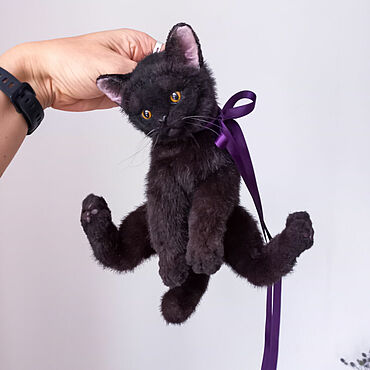 Куклы и игрушки ручной работы. Ярмарка Мастеров - ручная работа Игрушка котенок. Котенок бурма.. Handmade.