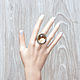 Цитрин (большое кольцо) (1125). Кольца. Драгоценный ларчик. Ярмарка Мастеров.  Фото №5