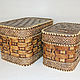 Set of two wicker boxes. Box for storage. Art.1031, Storage Box, Tomsk,  Фото №1