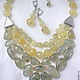 Necklace 3 strands and earrings - Grape prehnite beads. Necklace. Dorida's Gems (Dorida-s-gems). My Livemaster. Фото №4