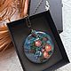 Pendant with natural agate Bird's Paradise, Pendant, St. Petersburg,  Фото №1