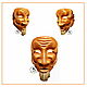 Carved mask made of wood 'The Cunning Old Man'. Interior masks. Carved masks from Serg Bula. My Livemaster. Фото №4