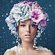  Цветочная шапка - "FloWear" цветы из шелка. Шляпы свадебные. Лилия Марченко - салон Flowear. Ярмарка Мастеров.  Фото №6
