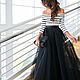 Skirt of satin corrugated, fashionable skirt, light skirt !. Skirts. elmdesign (ELMDESIGN). My Livemaster. Фото №4