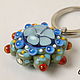 Keychain with a flower and a heart, Key chain, Moscow,  Фото №1