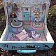 Order Suitcase - cabin 'Turquoise child'. suitcases & fairy tales. Livemaster. . Doll houses Фото №3