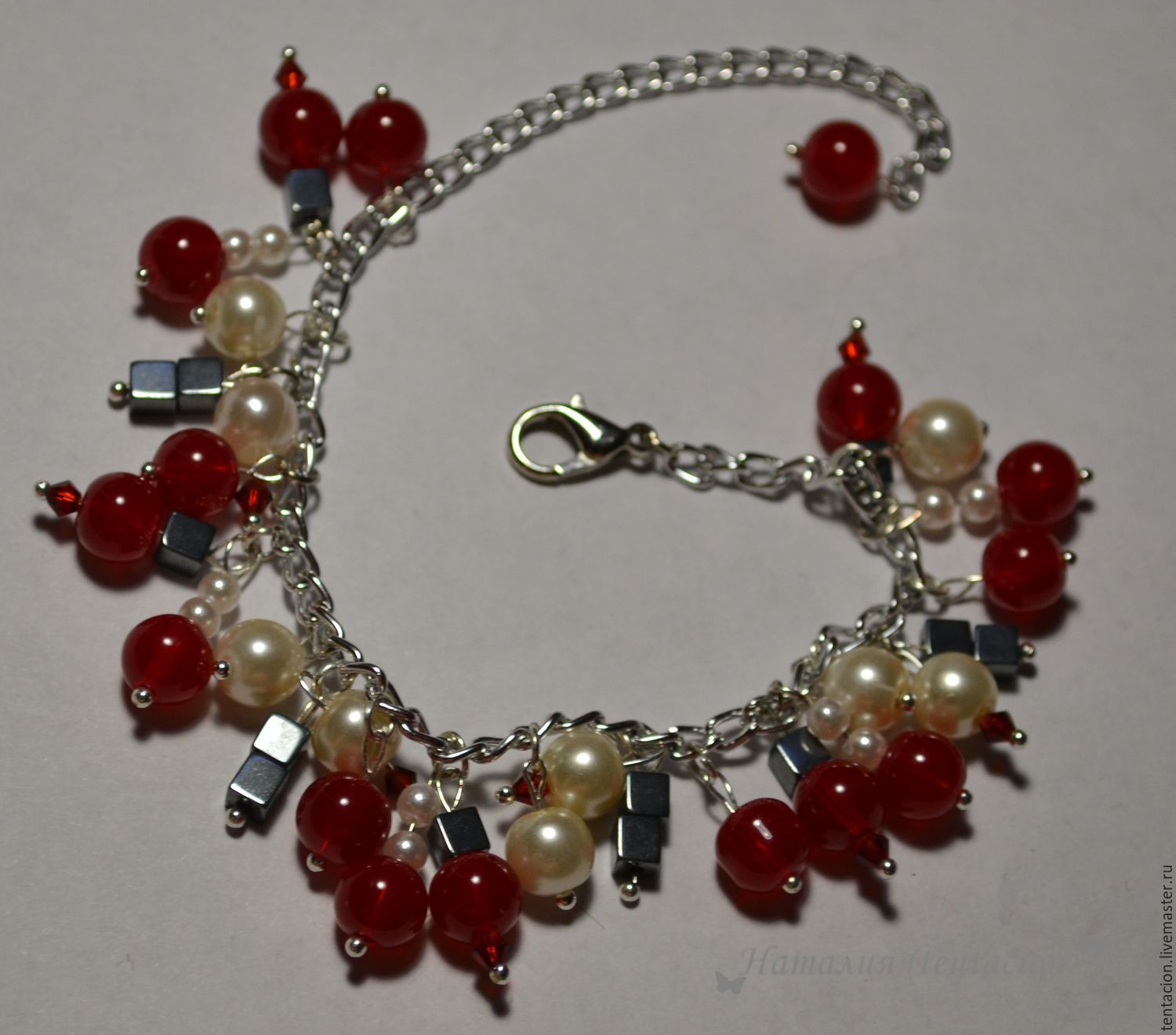 Браслет на цепочке купить в интернет-магазине Ярмарка Мастеров по цене ...