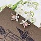 Винтаж: Серьги с сапфиритами. Серьги винтажные. Austrian Vintage. Интернет-магазин Ярмарка Мастеров.  Фото №2