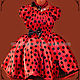 Dress is 'Red to black peas' Art.286. Dresses. ModSister. Online shopping on My Livemaster.  Фото №2