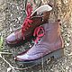 Shoes ' Inspektor Burgundy reptile/Bordeaux leather', Boots, Moscow,  Фото №1