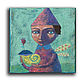 Картина маслом на холсте "Ангел с ракушкой", Картины, Санкт-Петербург,  Фото №1