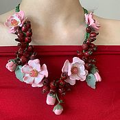 Украшения handmade. Livemaster - original item Jewelry sets: Wild rose. Handmade.
