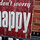 Панно деревянное 30х40_ЛОФТ_Be Happy W0057. Картины. TREENITY_Студия Ольги Генераловой. Ярмарка Мастеров.  Фото №4