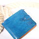 Men's leather wallet 'RHYTHM' (blue). Wallets. CRAZY RHYTHM bags (TP handmade). My Livemaster. Фото №5