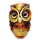 Ceramic statuette 'Owl', Figurines, Balashikha,  Фото №1