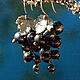 Pendientes de borla 'grosella Negra' lampwork. Tassel earrings. BeautyGlassByKate(Lampwork) (beauty-glass). Ярмарка Мастеров.  Фото №4