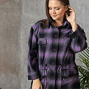 Одежда handmade. Livemaster - original item Jacket in the style of Safari violet cage. Handmade.