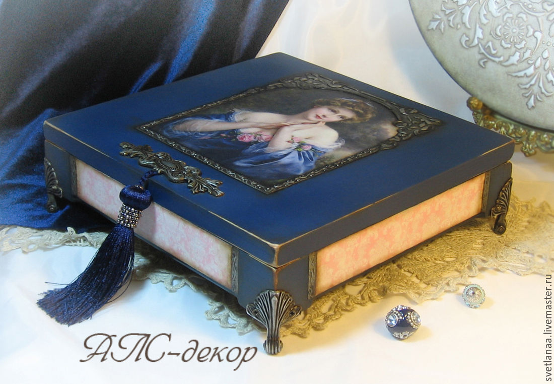 Шкатулка для украшений – заказать на Ярмарке Мастеров – 85IY1RU ...