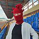 Балаклава в форме анатомического сердца. Балаклавы. KNITTINGmaniaBY. Интернет-магазин Ярмарка Мастеров.  Фото №2