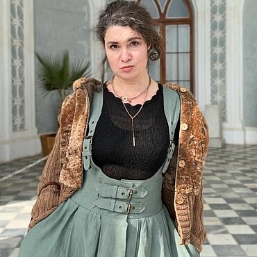 Сарафан «Чаровница» из крапивы. . Одежда ручной работы - Ярмарка Мастеров Одежда ручной работы. Ярмарка Мастеров - ручная работа Сарафан «Чаровница» из крапивы. Handmade.