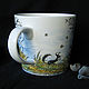 Copy of Copy of Copy of Copy of Mug Totoro. Mugs and cups. Ekaterina Pisarevskay porcelain. My Livemaster. Фото №4