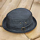 Order Leather trilby hat TRL-11. Bluggae Custom Headwear. Livemaster. . Hats1 Фото №3