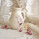 Кувшинчик. Кувшины. Shabby room. Интернет-магазин Ярмарка Мастеров.  Фото №2