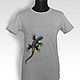 Funny Gecko t shirt. T-shirts. Decades (Natalya). Ярмарка Мастеров.  Фото №5