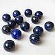 Lapis lazuli 10 mm, blue beads ball smooth, natural stone, Beads1, Ekaterinburg,  Фото №1