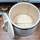 Cedar tub 5 liters hoops made of galvanized steel. Art.17011. Barrels and tubs. SiberianBirchBark (lukoshko70). My Livemaster. Фото №4