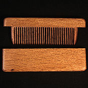 Сувениры и подарки handmade. Livemaster - original item Comb in a case with a magnetic latch of bog oak 5400 years. Handmade.