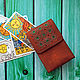 Leather case for Tarot cards, Card case, St. Petersburg,  Фото №1